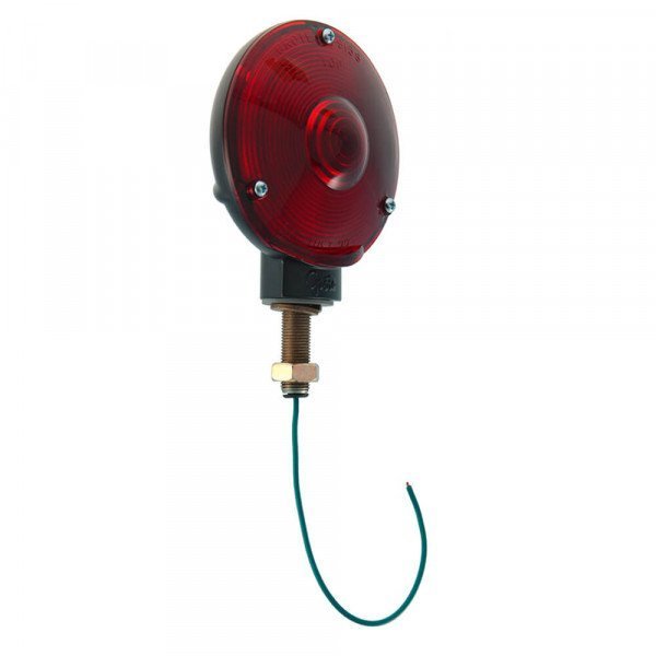 Grote Lighting STT-4- RED-DIECST SNGLFCE/CNTCT- BLACK 56052